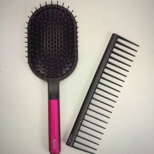 Dyson Supersonic Detangling Comb and Paddle Brush Kit in Prussian Blue Copper